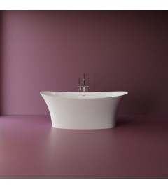 Cadă freestanding SYROS compozit mineral preaplin integrat ventil click-clack inclus 170x78,6x63,5 cm